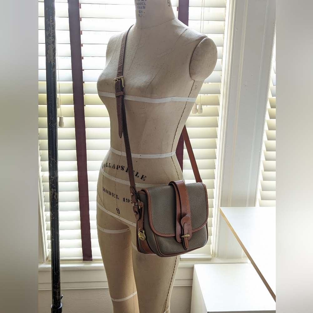 Vintage Dooney and Bourke Binocular Bag - all weather leather